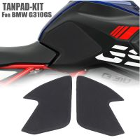 ○❁ 2020 2021 Motorcycle Parts Non-Slip Side Fuel Tank Stickers Waterproof Pad Rubber Stickers BMW G310GS G310R G 310 R GS