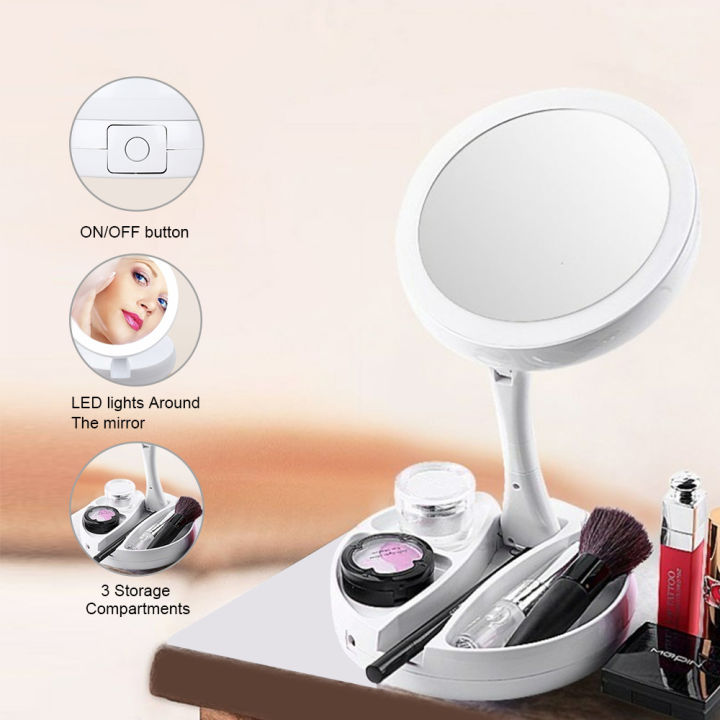 foldable-round-make-up-mirror-with-led-light-1x-10x-magnifing-beauty-mirror-portable-fold-double-sided-mirror-with180-rotation