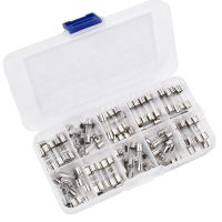 100Pcs Set 5x20mm Quick Blow Glass Tube Fuse Assorted Kits Fast-blow Glass Fuses 0.2A 0.5A 1A 2A 3A 5A 8A 10A 15A 20A with Box Electrical Circuitry Pa