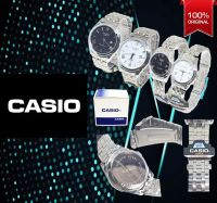 (casio) กันน้ำไม่100%นาฬิกาข้อมือผู้ชายและผู้หญิง นาฬิกาcasio สายเหล็ก จอแสดงวันที่ นาฬิกาผู้ชาย นาฬิกาคู่รัก คาสิโอ้ RC601