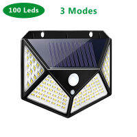 100 144 222LED Solar Light Outdoor Solar Lamp with Motion Sensor Waterproof Solar Lamp Powered Sunlight Spotlights for Garden