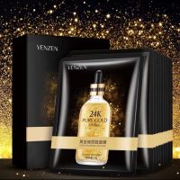 มาส์กหน้า VENZEN 24K Pure Gold ไฮยาลูรอนเข้มข้น