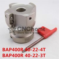 BAP400R 40-22-3T / BAP400R 40-22-4T เครื่องตัดไหล่ Face Mill สําหรับเครื่องมิลลิ่ง เครื่องตัดมิลลิ่ง BAP400R สําหรับใบมีด APMT / APKT1604