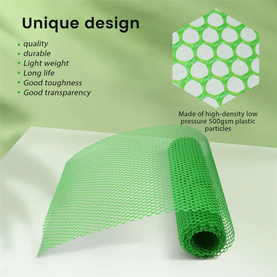 15.7 Inch X 10FT Plastic Chicken Fence Mesh,Hexagonal Fencing Wire