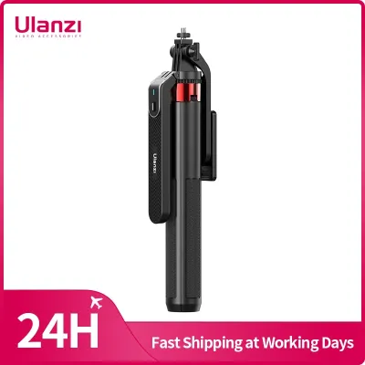 Ulanzi ขาตั้งสำหรับ Iphone เซลฟี่่บลูทูธขาตั้งสมาร์ทโฟนสามขาแบบ MA09 12 13 14 Gopro การ์ดกล้องวิดีโอสตรีมมิ่งสด