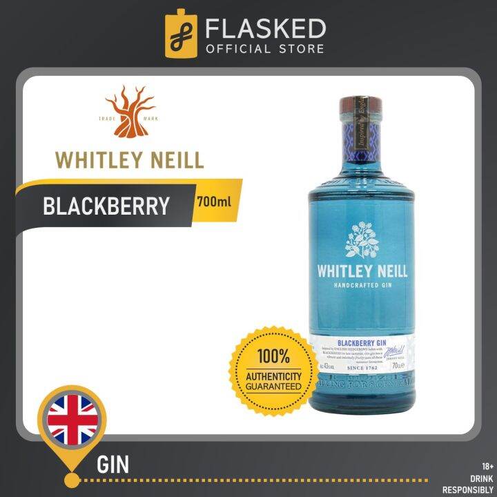 Whitley Neill Blackberry Flavored Gin 700mL Lazada PH