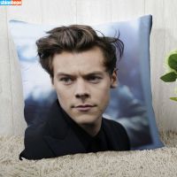 [HOT SHXLLOWWQWH 522] Harry-Style-Pillow-Cover ปรับแต่งปลอกหมอน Modern Home ตกแต่งปลอกหมอนสำหรับห้องนั่งเล่น45X45cm A2020.6.15