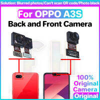 กล้องหลังด้านหน้าสำหรับ OPPO OP A3S A 3 S กล้องหลักถ่ายเซลฟี่ยกกล้องสายเคเบิลงอได้รองรับโมดูลริบบิ้น