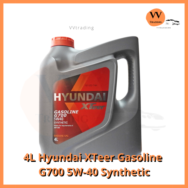 4L Hyundai Xteer Gasoline G700 GF6 5W-40 Synthetic | Lazada PH