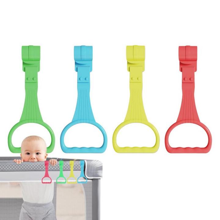 baby-pull-up-rings-4pcs-stand-up-rings-baby-walking-crib-pull-rings-comfortable-and-practical-baby-bed-stand-up-rings-exercises-assistant-for-baby-activity-amiable