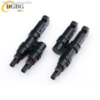 ∏▥✚ IP67 2 to 1 T Branch PV Connector TUV approved FFM or MMF 100 PP0 2.5mm sq 6.0mm TF0168