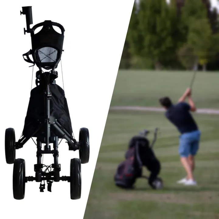 WDAir Folding Golf Pull Carts 4 Wheel Easy to Carry Collapsible with