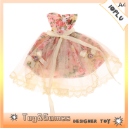 Ioplu 30cm Doll Clothes Girls Toy Evening Dress Princess Doll Skirt