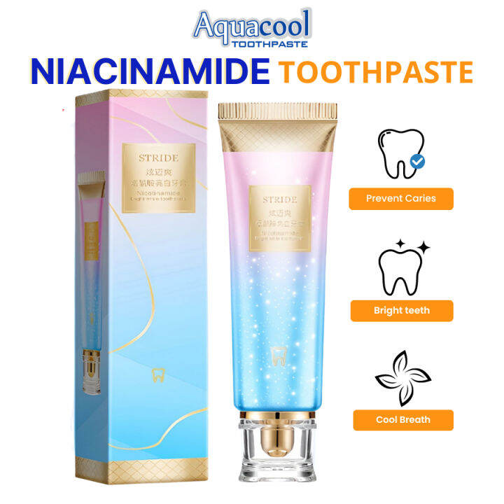 Niacinamide Whitening Aquacool Toothpaste Refreshing Tooth Cleaning ...