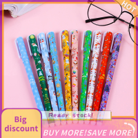 ?【Lowest price】Qearl ปากกาเจลลายการ์ตูนของขวัญวันคริสต์มาส10ชิ้นเครื่องเขียนสำหรับนักเรียนโรงเรียนปากกาเจลน่ารักอุปกรณ์เครื่องเขียนน่ารัก