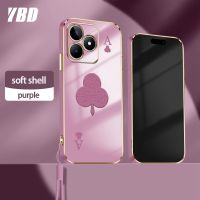 เคสโทรศัพท์ YBD สำหรับ Infinix Tecno Spark 10 Pro Spark 10 10C KI5q KI5k KI7โป๊กเกอร์มินิมอลขั้นสูง KI7เทรนด์แฟชั่นสไตล์เปลือกนิ่มพร้อมฟรีสายคล้อง