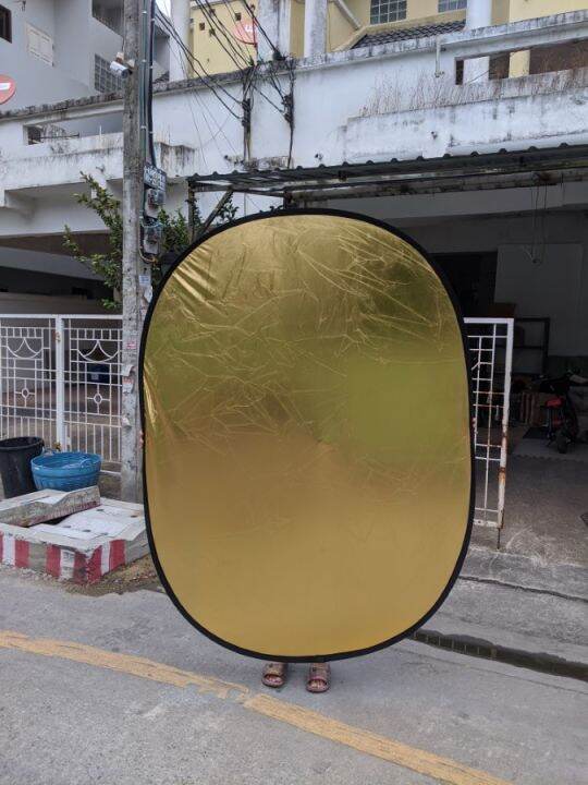 g2g-reflector-แผ่นรีเฟล็กสะท้อนแสง-สีเงิน-ทอง-สำหรับถ่ายภาพนิ่ง-vdo-ให้สีผิวขาว-ขนาด-2-เมตร-x-1-5-เมตร