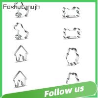 FOXNUTANUJH 8 pcs ลาบราดอร์อุ้งเท้าสุนัขบ้านสุนัขรูปร่างกระดูก แม่พิมพ์บิสกิตรูปทรงชุดสุนัข เหล็กไร้สนิม เงินสีเงิน แม่พิมพ์บิสกิตกรงเล็บสุนัขสแตนเลส แฟชั่นสำหรับผู้หญิง แม่พิมพ์บิสกิตกระดูกสุนัขอบ อุปกรณ์สำหรับห้องครัว