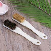 【LZ】 Long Handle Natural Boar Hair Brush for Car Interior Dashboard Housework Brushes Shoes Sofa Cleaning Polishing Brush