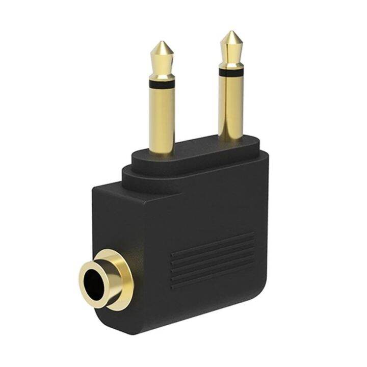 DUDAN Headphone Mono Gold Plated Air Plane Gold Plated Airline