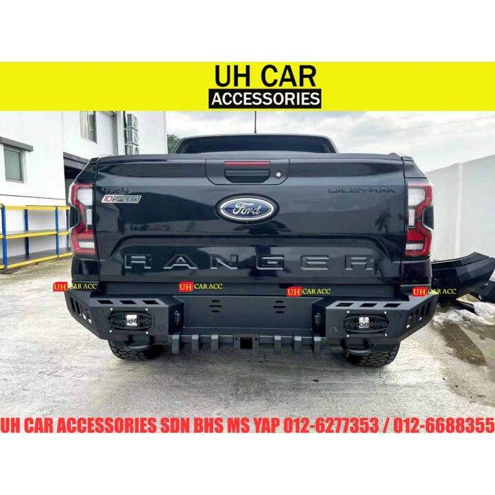 FORD RANGER T9 2022 2023 FORCE TK STEEL REAR BUMPER BULL BAR | Lazada
