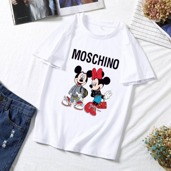 moschino-s-xxl-7-สี-พร้อมส่ง-เสื่อยืดพิมพ์ลายมิกกี้-เสื้อยืดแฟชั่นมาแรง-ผ้าดีใส่สบายราคาถูก