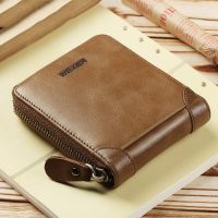 ZZOOI Mihaivina Mens Short Wallet Mens PU Wallet Photo Clip Bank Card Holder Wallet Clutch Coin Purse Mens Wallet 2022