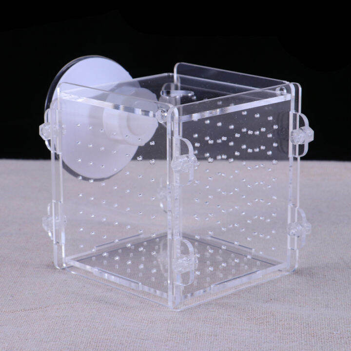 Fry Plastic Bowls Betta Tank Breeding Container Aquarium Separation Net ...