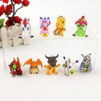 【SALE】 tiorinsecur1988 3-5ซม. 8ชิ้น/ล็อต Digimon Adventure Agumon Gabumon Patemon Tailmon Gomamon Piyomon รูปของเล่นโมเดล PVC พวงกุญแจตุ๊กตา