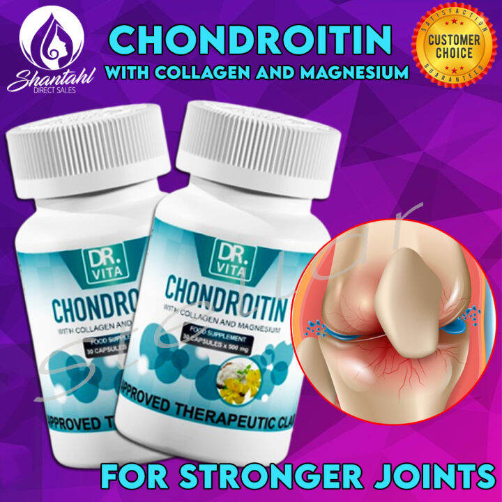 Dr. Vita CHONDROITIN with Collagen and Magnesium 500mg x 30 capsules 100 Bone Strength and