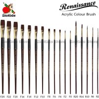 [part 2/2 no.12-24] Renaissance acrylic brush I พู่กันสีอะคริลิค