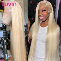 Luvin 613 Honey Blonde Straight 13X4 Transparent Lace Front Wig 30 36 Inch Remy 13X6 Colored Frontal Human Hair Wigs For Women [ Hot sell ] Toy Center 2