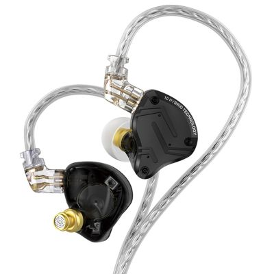 ZZOOI KZ ZS10 Pro X 1DD+4BA In-ear Monitor Headphones Hybrid Driver Wired Earphone HiFi Bass Noise Cancelling Sports Headset Earbuds