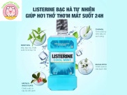 Nước Súc Miệng Listerine Hơi Thở Thơm Mát 500ml Cool Mint Mouthwash