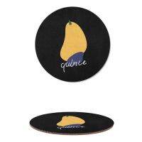 Creative Personality Mango Mouse Pad Round Mouse Pad Square Mouse Pad Soft Cushion Small Fresh Round Thick Mouse Pad