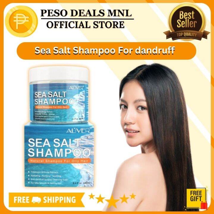 Aliver Sea Salt Shampoo For Dandruff And Scalp Treatment 200g Hair