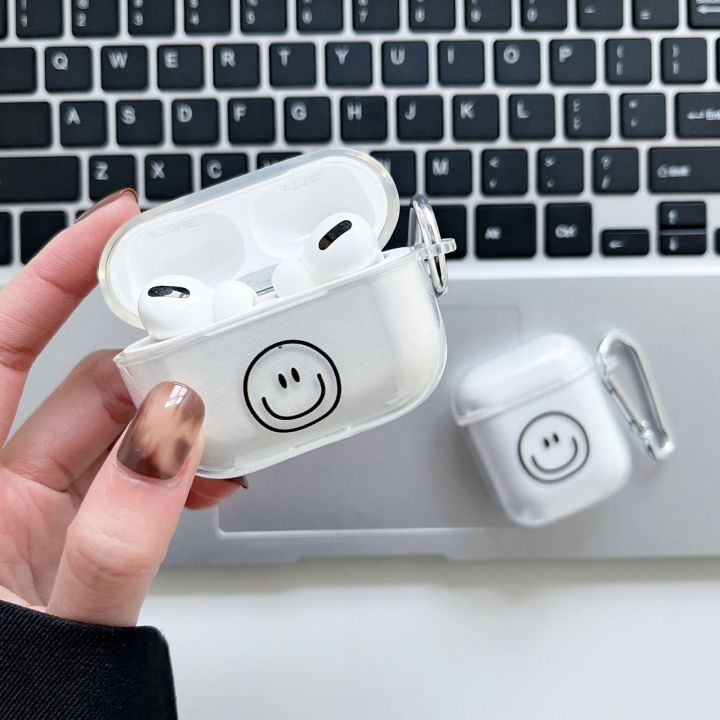 for-airpods-3-2-1-pro-cover-funda-smiley-transparent-soft-silicone-earphone-case-headphone-shell-for-apple-airpod-1-2-cases-new-headphones-accessories