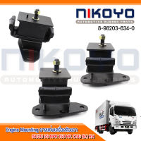 ยางแท่นเครื่องขวา FRONT ENGINE MOUNTING I/S NPR 150 HP. CNG (B.) RH รหัสสินค้า 8-98203634-0  NIKOYO RUBBER PARTS