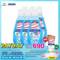 [แพ็ก 6] SPARKLE น้ำยาบ้วนปาก Ionic Moth Wash Fresh &amp; Cool 500 ml. SK0143