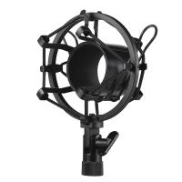 [ammoon]Metal Univerdal Condenser Microphone Mic Shock Mount Holder Bracket Anti-vibration for On-line Broadcasting Studio Music Recording