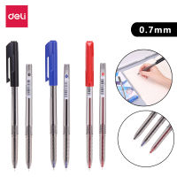 Deli ปากกา ปากกากดลูกลื่น ปากกาลูกลื่น 0.7 มม จำนวน 1ด้าม/12ด้าม ปากกาด้ามกด ปากกาลูกลื่น ปากกาแบบกด (ดำ/ สีน้ำเงิน/สีแดง) olivition tech