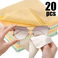 Random Colour Lens Clothes High Quality Microfiber Suede Glasses Cleaner Cloth Phone Computer Screen Glasses Bags Cleaning Wipes Lens Cleaners