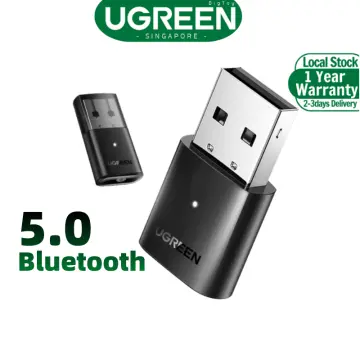 UGREEN Bluetooth Adapter for PC, 5.3 Bluetooth Dongle, Plug & Play for  Windows 11/10/8.1, Bluetooth Transmitter & Receiver for