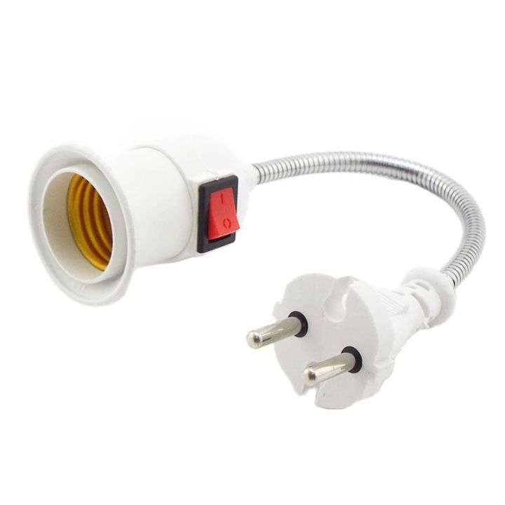 yf-e27-socket-lamp-bulb-holder-with-us-plug-saving-lampada-table-led-base