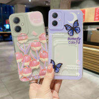 KOSLAM เคสโทรศัพท์การ์ดดอกไม้ทิวลิปที่สวยงาม Y77สำหรับ VIVO Y27 4G 5G Y36 4G 5G Y35 Y02 Y02A Y02s Y16 Y22 Y22s Y31 Y100 Y21T Y33T Y21 Y12A Y21s Y75 Y15s Y51a Y20s Y20 y17 Y50 Y12s Y12ปลอกโทรศัพท์มือถือ TPU นิ่มสไตล์ใหม่