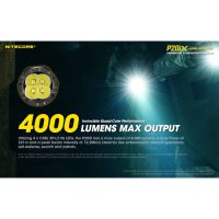 Original Nitecore P20Ix ไฟฉาย Cree Xp-L2 V6 Led 4000 Lumens 221 เมตรชาร์จสาย Usb-C ยุทธวิธี C/W
TH