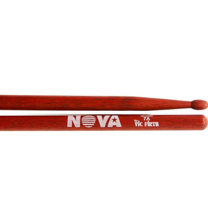 vic-firth-ไม้กลอง-nova-7a-hickory-หัวไม้-nova-drumsticks