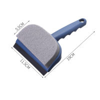 Soft Rubber Glass Wiper Scraper 2 In 1 Window Cleaning Brush Shower Squeegee Cleaner Bathroom Mirror Wiper Brush Cleaning Tools