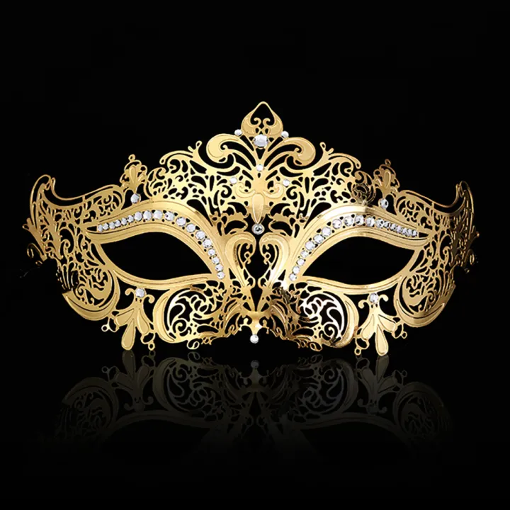 Metal Masquerade Mask Women Shiny Venetian Party Prom Ball Mask   8f5d68a10f48651b364aad9e9e6e6dec  720x720q80  .webp