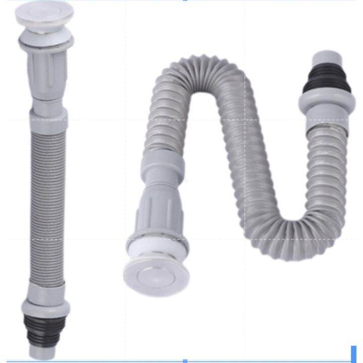 Telescopic Tube Flexible Sink Drain Pipe Tube Kitchen Basin Fitting